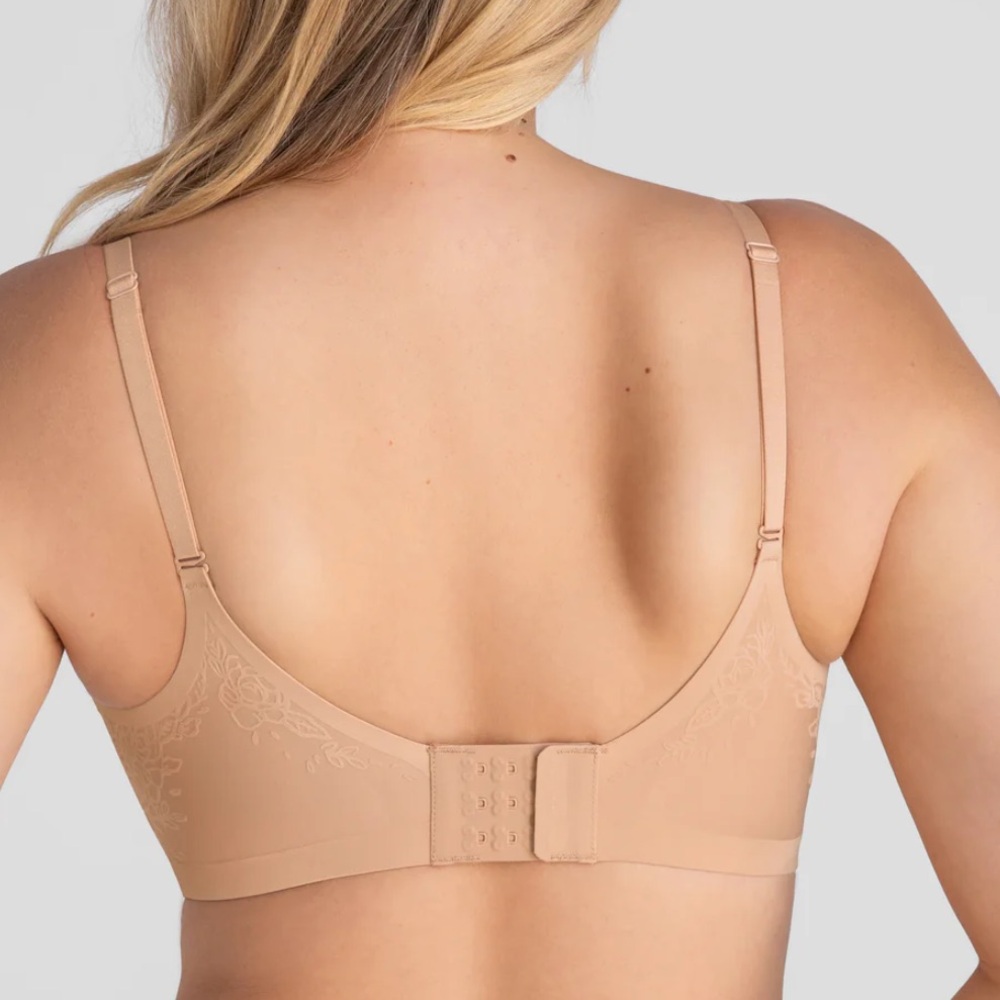 Honey Love Silhouette Roses Bra in Sand Size L - Picture 4 of 16